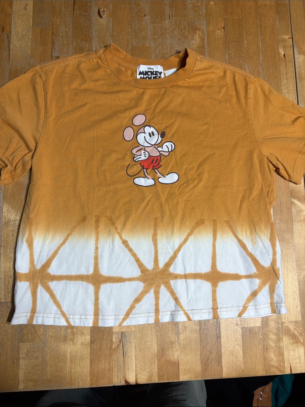 Disney Mickey Mouse tie dye crop top